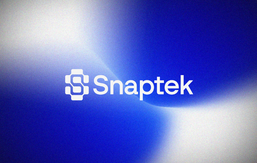 Snaptek 人工智能尖端科技品牌S字母logo設(shè)計vi設(shè)計，藍(lán)色科技風(fēng)