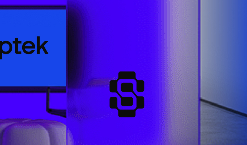 Snaptek 人工智能尖端科技品牌S字母logo設(shè)計vi設(shè)計，藍(lán)色科技風(fēng)