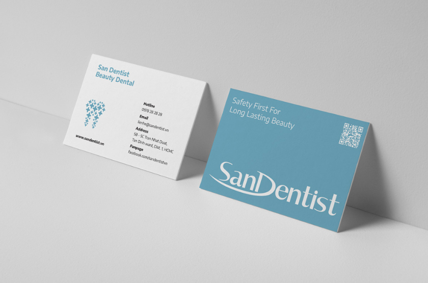 SanDentist 美容牙科品牌形象vi設(shè)計,清新風格突出安全與美麗 SanDentist 美容牙科品牌形象vi設(shè)計,清新風格突出安全與美麗