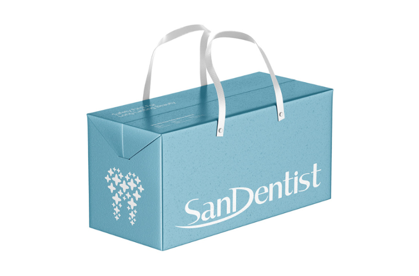 SanDentist 美容牙科品牌形象vi設(shè)計,清新風格突出安全與美麗 SanDentist 美容牙科品牌形象vi設(shè)計,清新風格突出安全與美麗