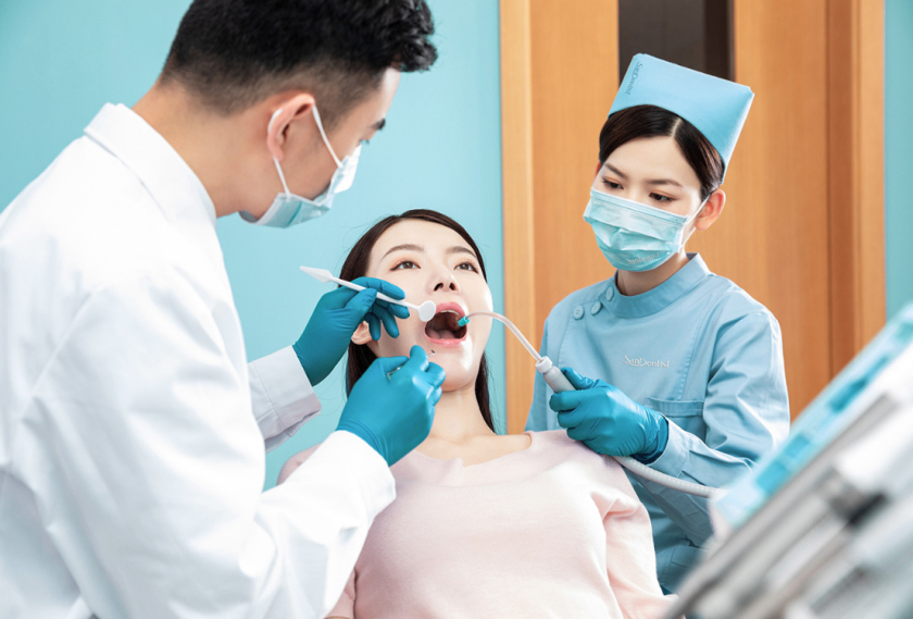SanDentist 美容牙科品牌形象vi設(shè)計,清新風格突出安全與美麗 SanDentist 美容牙科品牌形象vi設(shè)計,清新風格突出安全與美麗