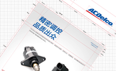 ACDelco/AC德科汽車零部件產(chǎn)品單頁版式設計