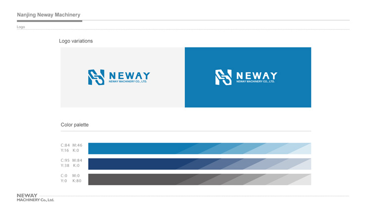 NEWAY新途機(jī)械公司中英文命名及標(biāo)志設(shè)計(jì) 
