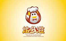 炫多滋時(shí)尚快餐餐飲炸雞LOGO設(shè)計(jì)-上海餐飲LOGO設(shè)計(jì)公司