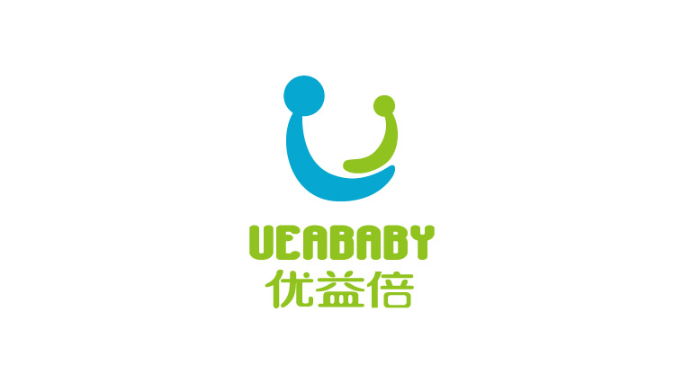 UEABABY優(yōu)益倍嬰兒護(hù)膚品品牌命名、logo設(shè)計-上海嬰童logo設(shè)計公司2
