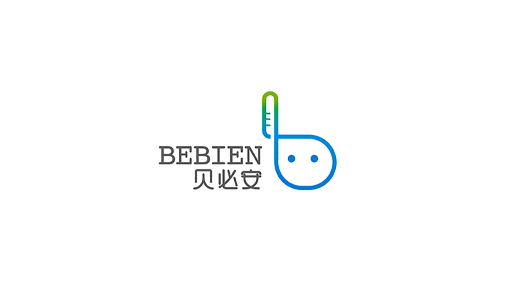 Bebien 貝必安嬰兒智能體溫計(jì)品牌命名與logo設(shè)計(jì)
