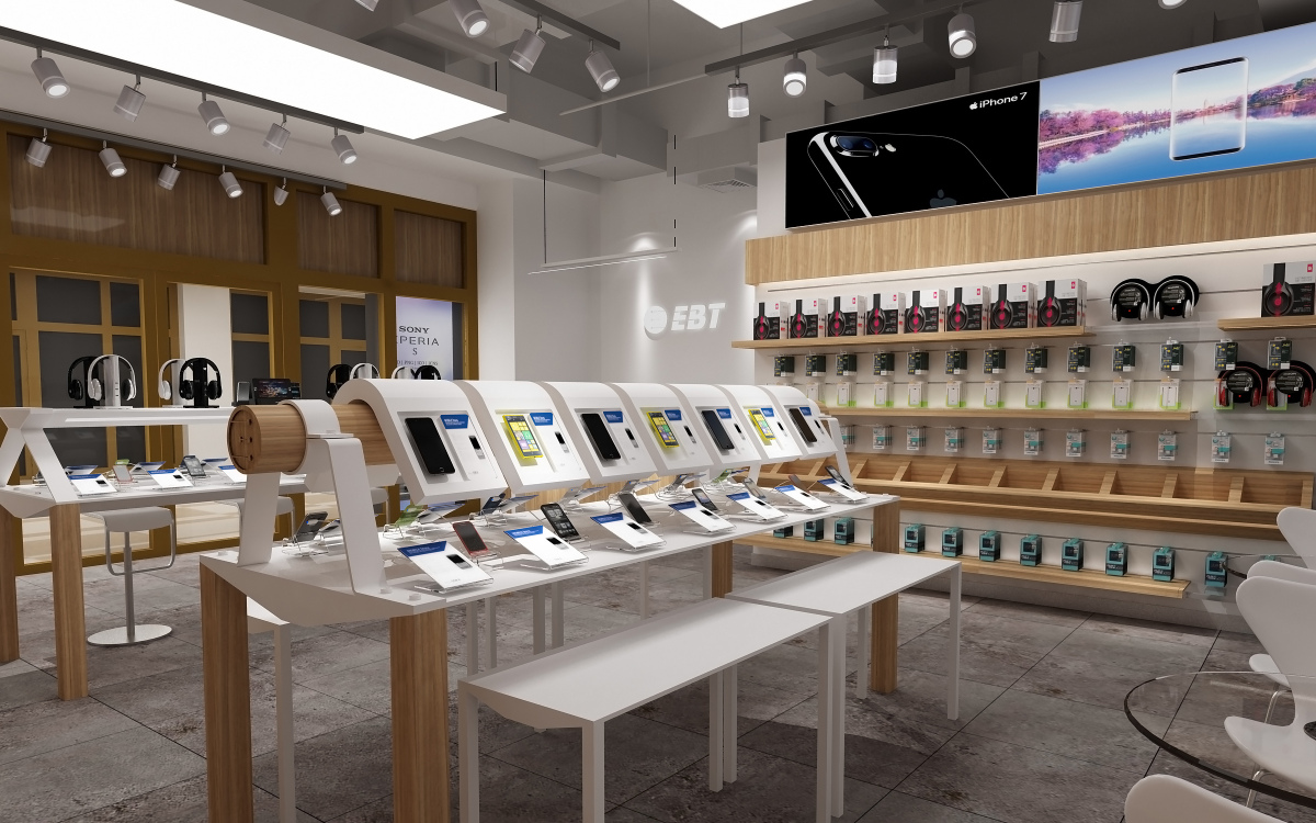 EBT數(shù)碼通信手機(jī)數(shù)碼連鎖專賣店空間設(shè)計