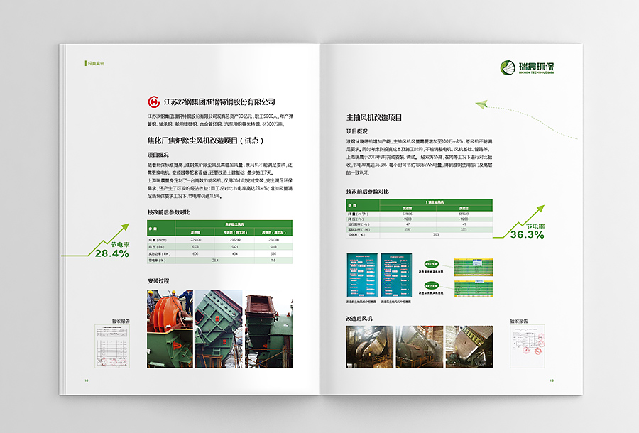 瑞晨環(huán)保水泵風(fēng)機(jī)工業(yè)產(chǎn)品宣傳手冊設(shè)計(jì)