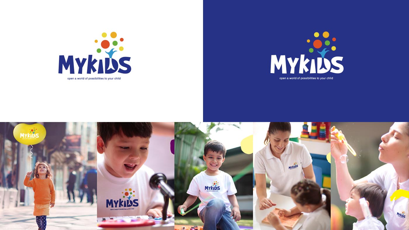 MYKIDS蒙奇思幼兒園品牌logo設(shè)計vi設(shè)計