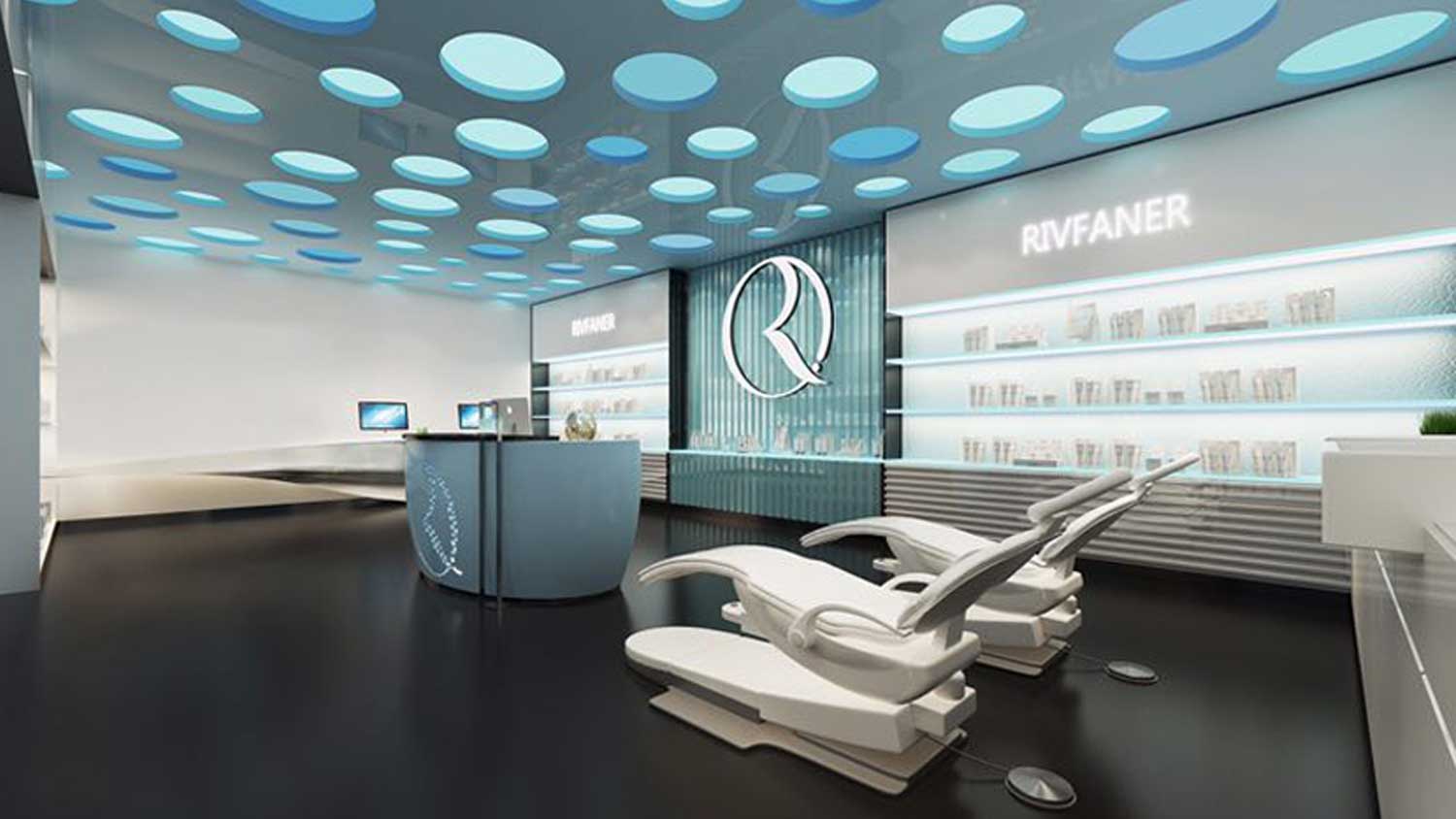 RFANNA瑞梵納化妝品專賣店空間設計