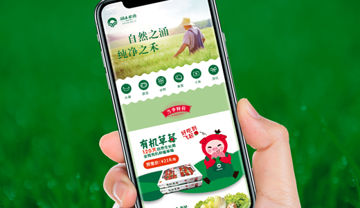 涌禾農(nóng)場農(nóng)產(chǎn)品電商有贊手機(jī)商城策劃設(shè)計