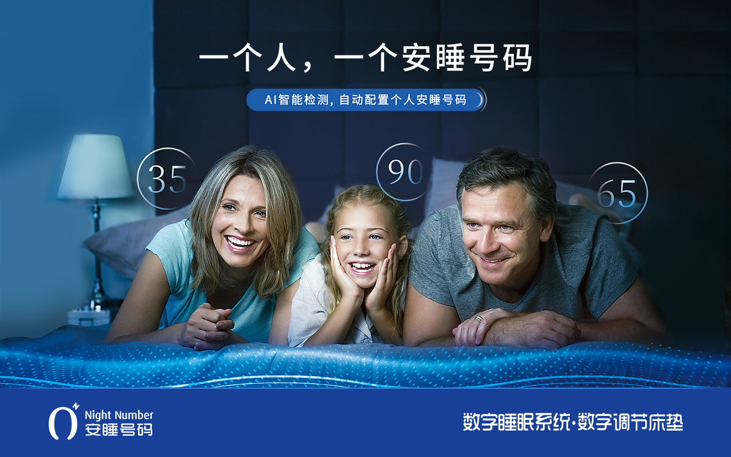 安睡號碼智能數(shù)字調(diào)節(jié)床墊廣告宣傳海報設(shè)計與賣點策劃